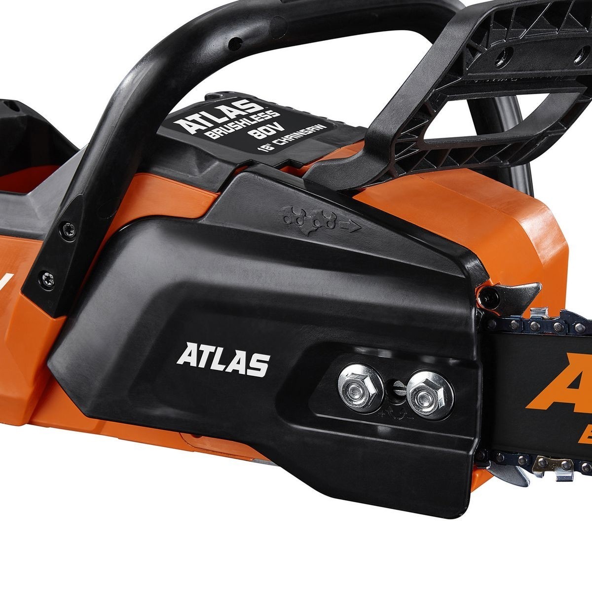 ATLAS 80V Lithium-Ion Cordless 18 In. Brushless Chainsaw - Tool Only ...