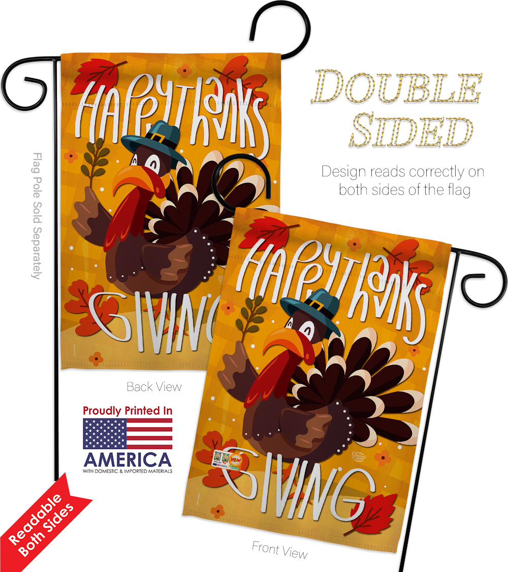 Happy Thanksgiving Turkey - Impressions Decorative USA - Applique ...