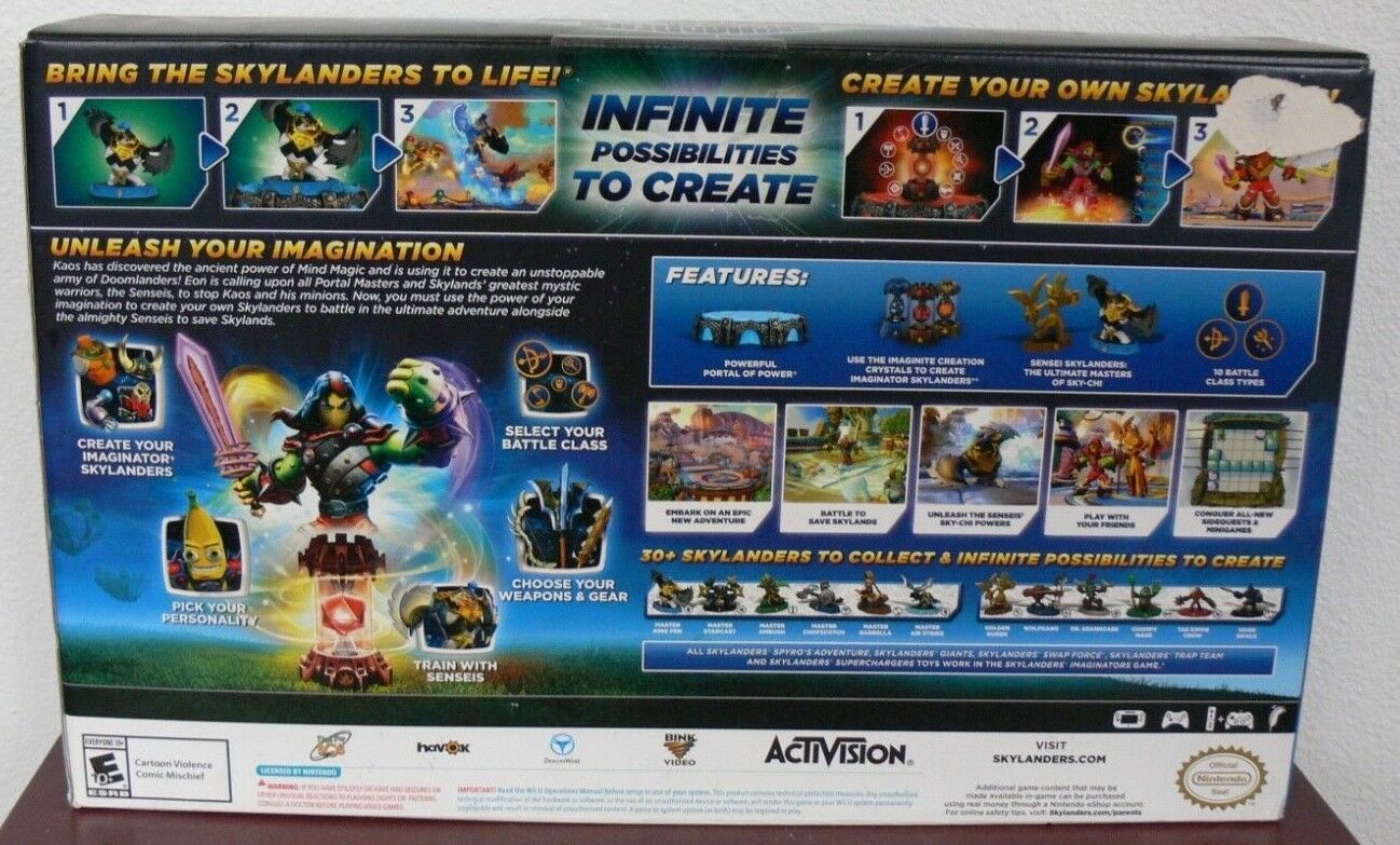 skylanders wii u figures