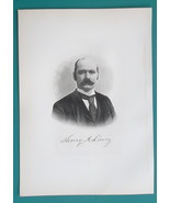 HARVEY A. LOWRY Railroad Man + Allegheny County Sheriff - 1898 Portrait ... - $19.80