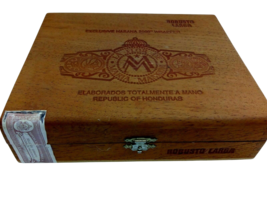 Vintage Wooden Cigar Box Maria Mancini Robusto Larga - $34.65