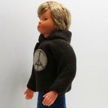 Dressed Modern Youth Boy Doll 1524 Caco Blk Hoodie Flexible Dollhouse Miniature - $31.40