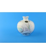 Peacock Pattern Round Bowl Pastel Colors Teal Pink Yellow Toothbrush Holder - $19.80