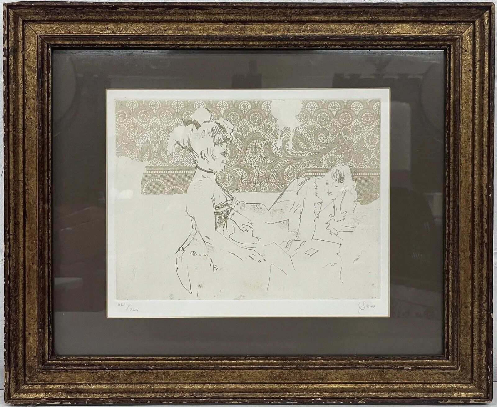 Jack Levine LITHOGRAPH Etching 