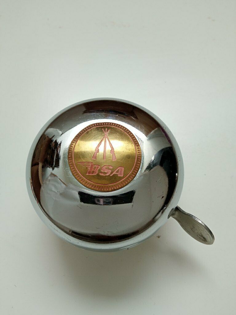 BSA Emblem Aluminum Head Badge For BSA Vintage Bicycle NOS Free Shipping 