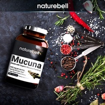 Organic Mucuna Pruriens Capsules 1000mg, 200 Counts, 30% Natural L-Dopa - $98.67