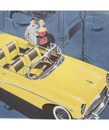 1954 Yellow Buick Skylark Print Ad Convertible Roadmaster - £11.76 GBP