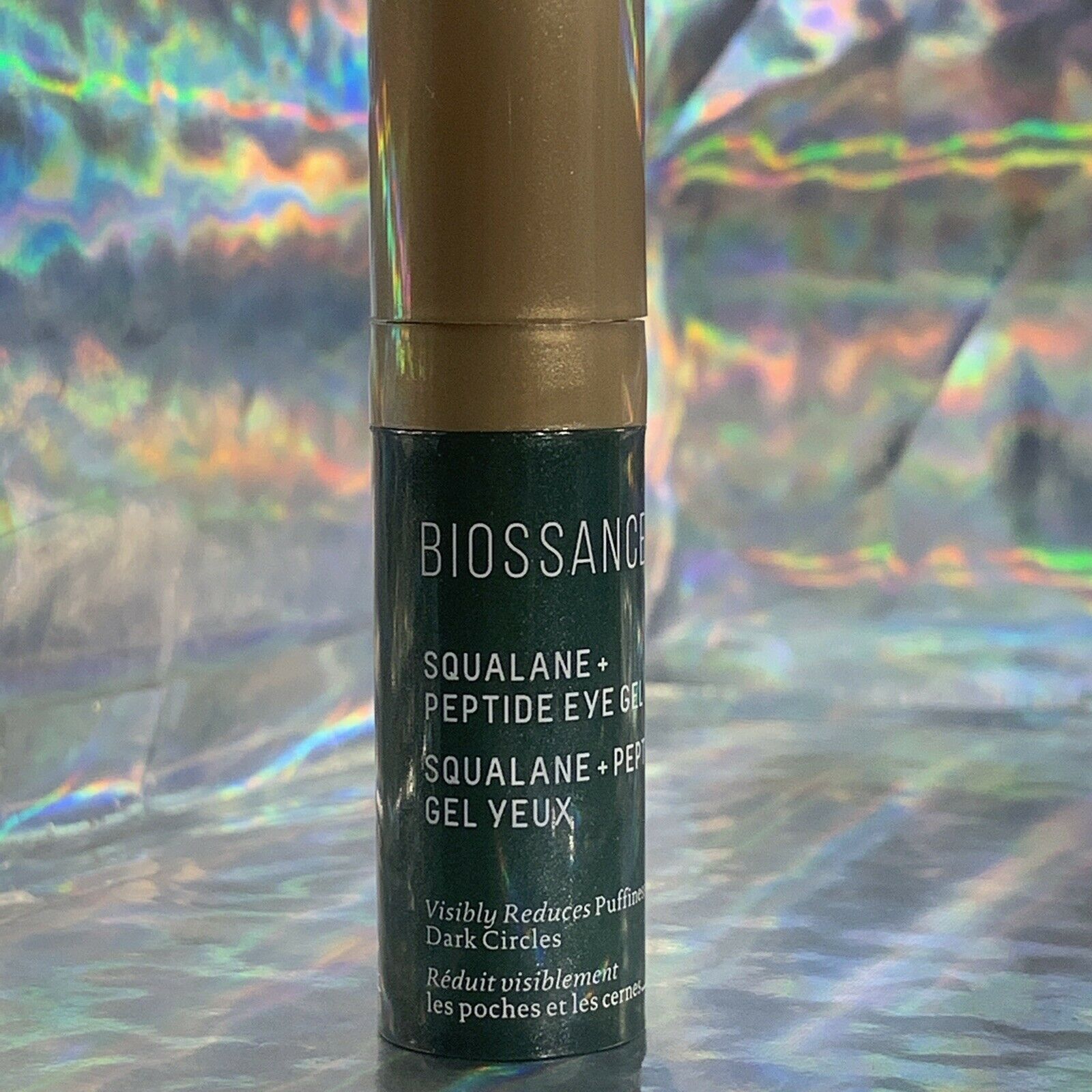 BIOSSANCE Squalane + Peptide Eye Gel 0.14 oz / 4 mL Travel Mini Eye