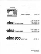 Elna Air Electronic Carina 500 Electronic Service manual Hard Copy - $14.99