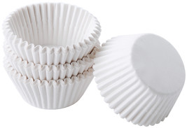 Mini Baking Cups-White 100/Pkg - $6.05