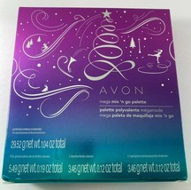 Avon Mega Mix 'N Go Palette Eyeshadow Blush Highlighter Lip Gloss 1.04 oz - $29.65