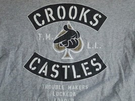 Crooks &amp; Castles Skateboard Surfboard &quot;Trouble Makers&quot;  T Shirt Men&#39;s Si... - $19.12