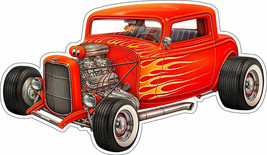 Flames Hot Rod, Automotive, Man Cave Art by Michael Fishel Plasma Cut Me... - $39.95