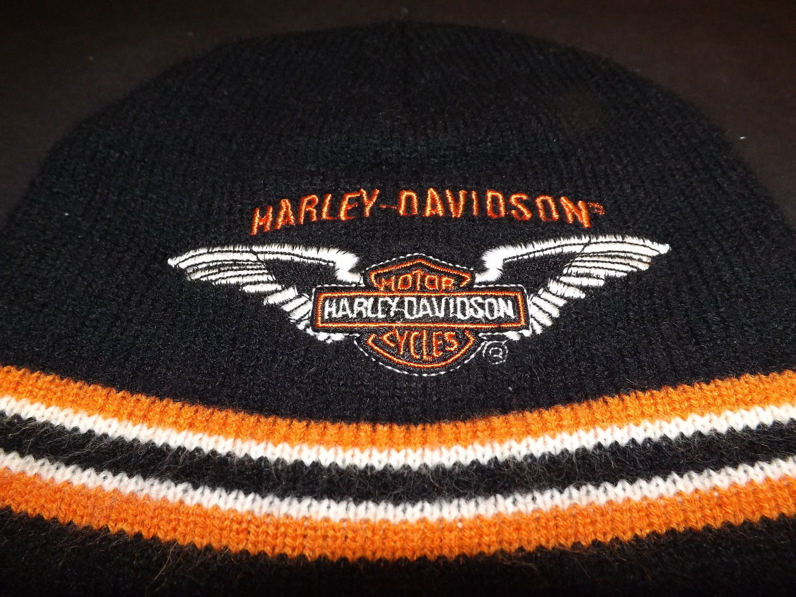 Harley Davidson Motorcycle beanie hat knit cap - Hats
