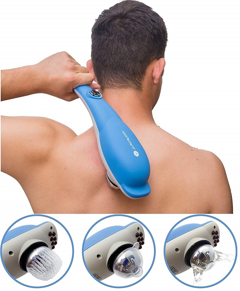 TheraFlow Handheld Deep Tissue Percussion Massager . Muscles , Back, Body , Neck