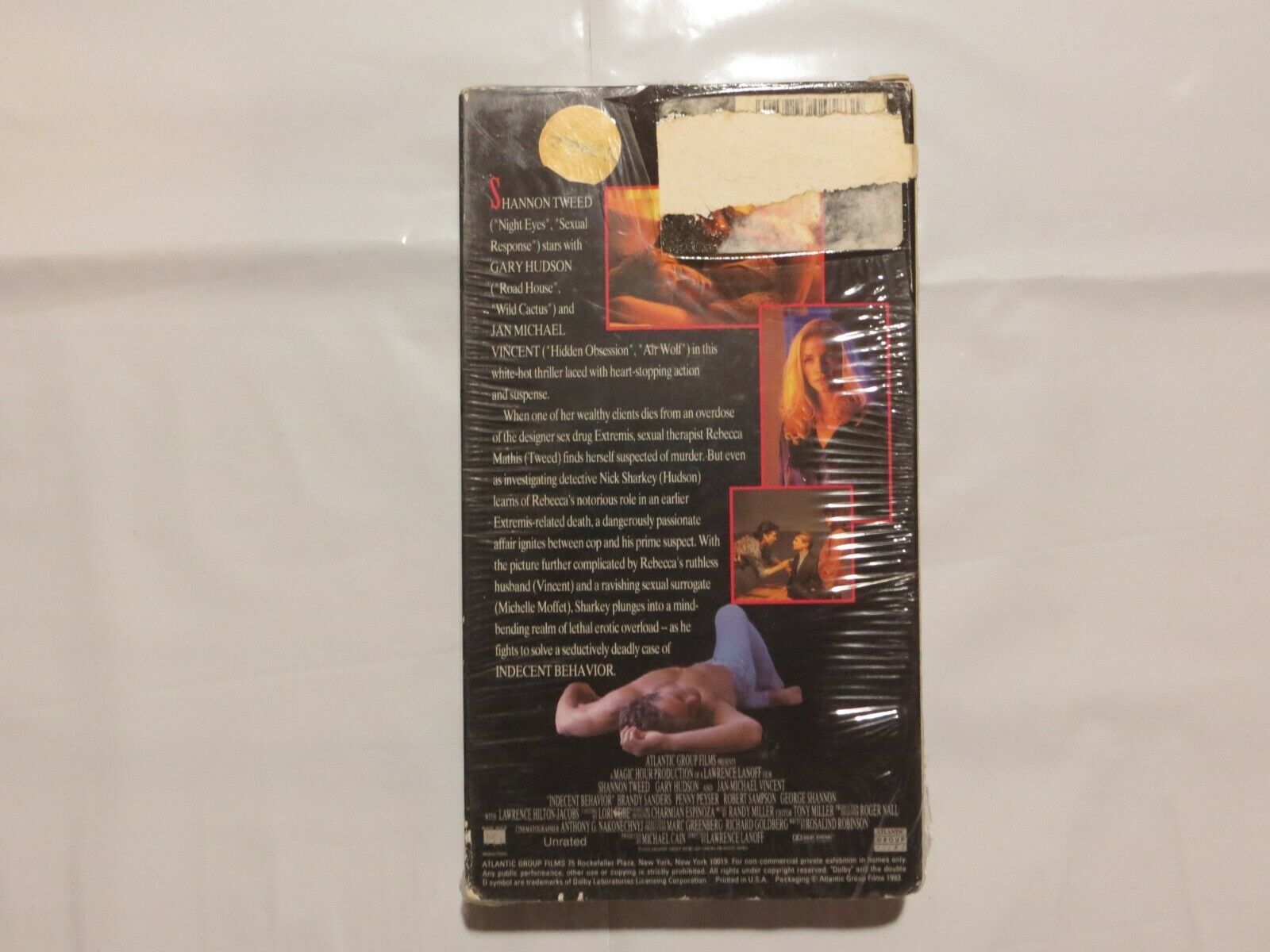 Indecent Behavior Vhs Featuring Shannon Tweed And Gary Hudson 6a Vhs Tapes