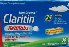 30ct Claritin RediTabs  Non Drowsy 24 Hour Relief Exp 12/22 BULK SALE NO... - $11.99