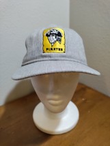 New Era Cooperstown collection Grey Pittsburgh Pirates baseball cap Snap... - $21.46