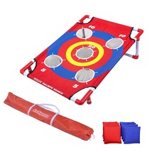 Goss Bullseye Cornhole Toss Game - Great For All Ages & Includes Fun R - $54.99