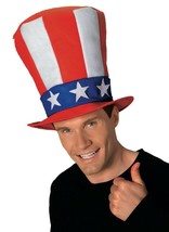 RUBIE&#39;S PATRIOTIC PARADE  UNCLE SAM STOVEPIPE HAT - £10.22 GBP