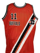 Bob McAdoo #11 Buffalo Braves Retro Basketball Jersey New Sewn Orange Any Size image 1