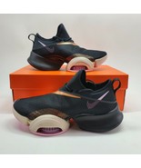 Nike Air Zoom SuperRep Black Gold Womens 8.5 HIIT Cross Training Shoe BQ... - $157.41