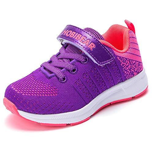 Kids Lightweight Sneakers Boys and Girls Casual Running Shoes2,Purple ...
