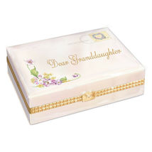Dear Granddaughter: To Granddaughter with Love Heirloom Porcelain Music Box image 6