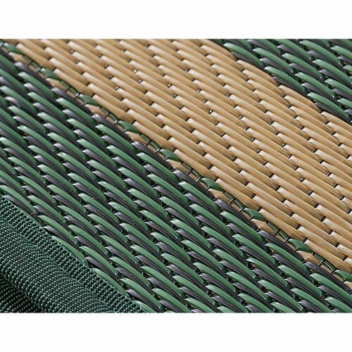 Outdoor Patio Deck RV Mat Reversible Rug 9 x 18 ft Foldable Green Brown ...