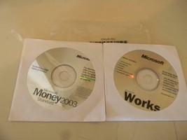 Microsoft Works 7.0 and Microsoft Money 2003 - $10.69