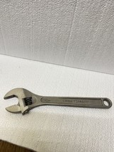 VINTAGE CRAFTSMAN 10&quot; 250mm ADJUSTABLE WRENCH FORGED IN USA 944604 - $24.74