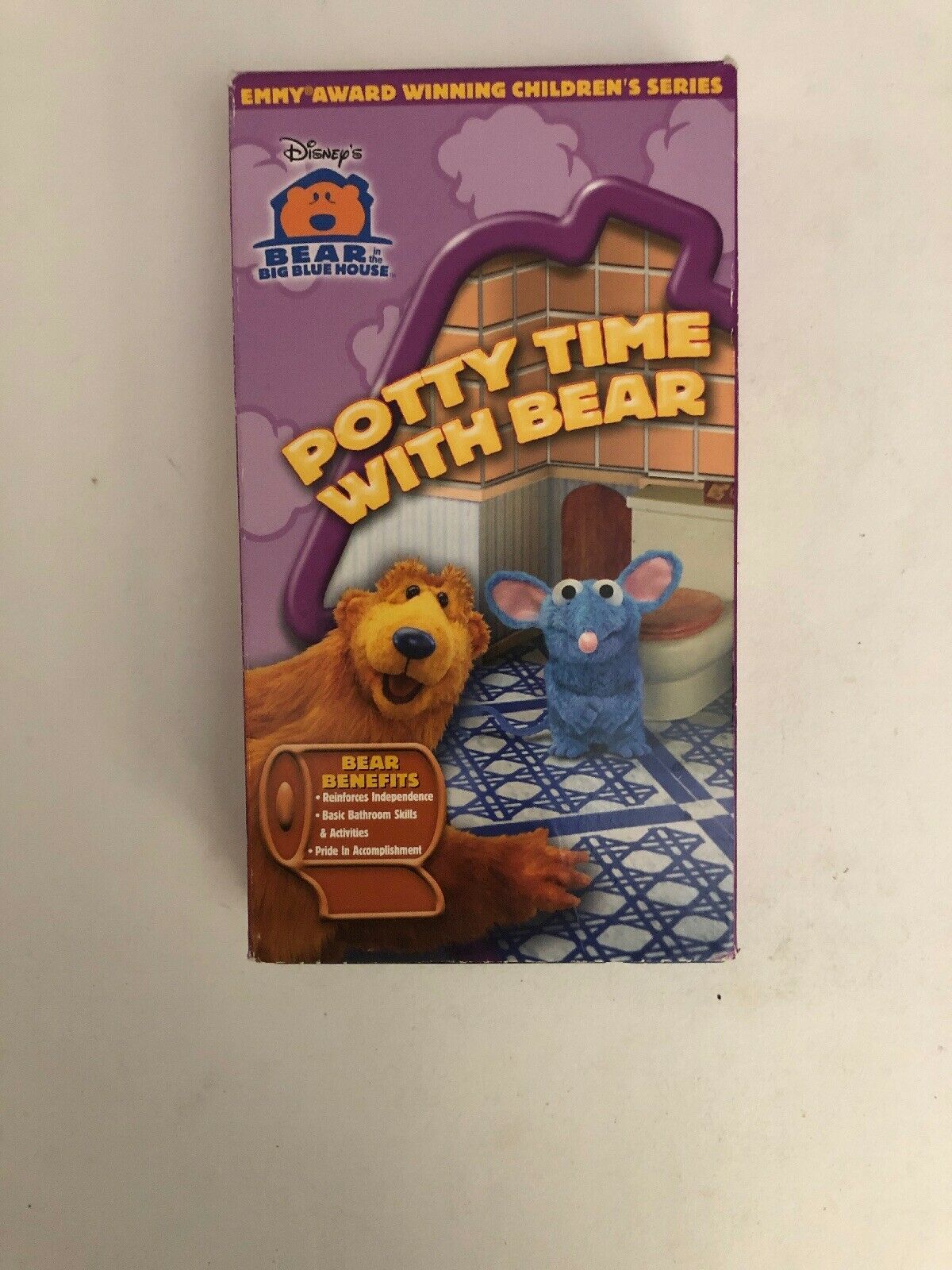 Disney’s Bear In The Big Blue House Potty Time With Bear VHS VERY RARE ...