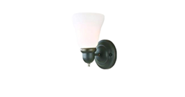 Hampton Bay Wall Sconce With Switch - 666 692 - $19.77
