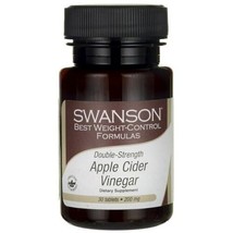 Swanson Double-Strength Apple Cider Vinegar 200 mg 30 Tablets - $26.68