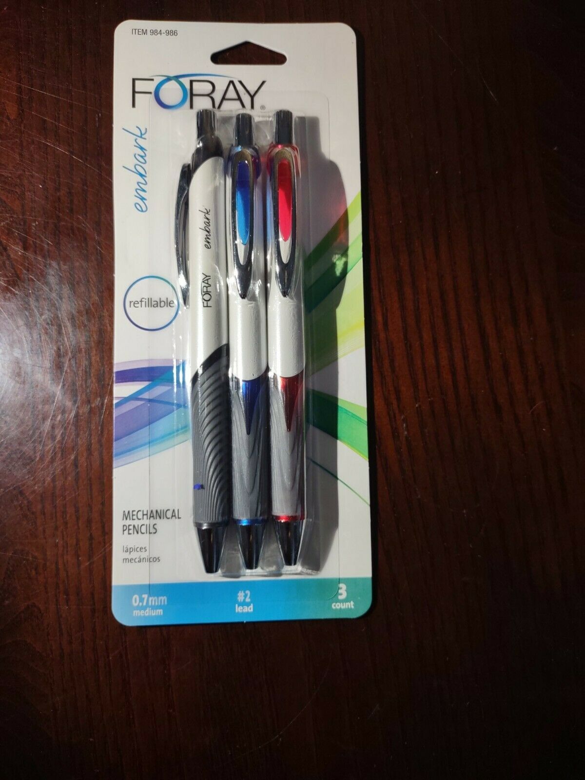 Foray Refillable Mechanical Pencils Set Of 3 Mechanical