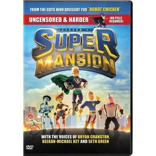 SuperMansion Season 1 DVD Bryan Cranston Keegan-Michael Key Super Mansion New