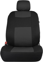 Polypro Car Seat Covers Full Set in Charcoal on Black – Front and Rear Split Ben image 9