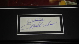 Hank Snow Signed Framed 1968 My Nova Scotia Home Record Album Display image 2