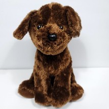 TY Dark Chocolate Brown Harley Puppy Dog Plush Stuffed Animal 10" - $28.70