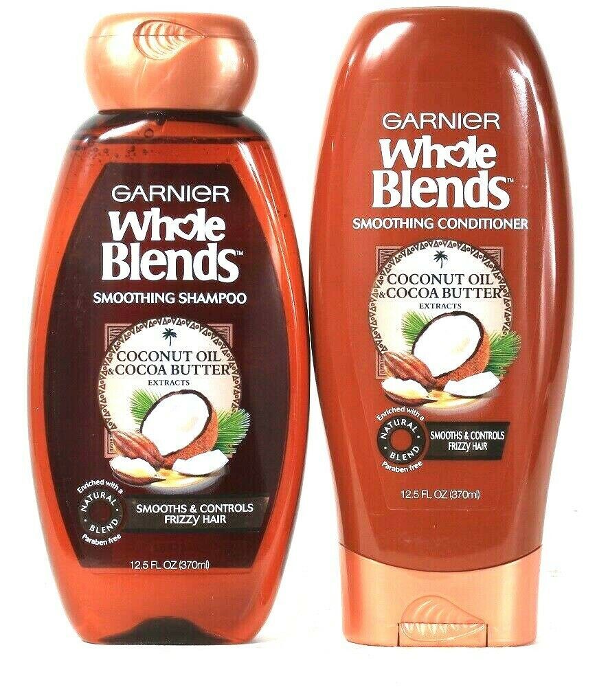 Primary image for Garnier Whole Blends Coconut Oil & Cocoa Butter Smoothing Shampoo & Conditioner 