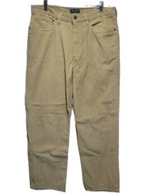 Lands End Corduroy Pants Men's 36x30 Tan Corduroy Traditional Fit Pants - $15.79