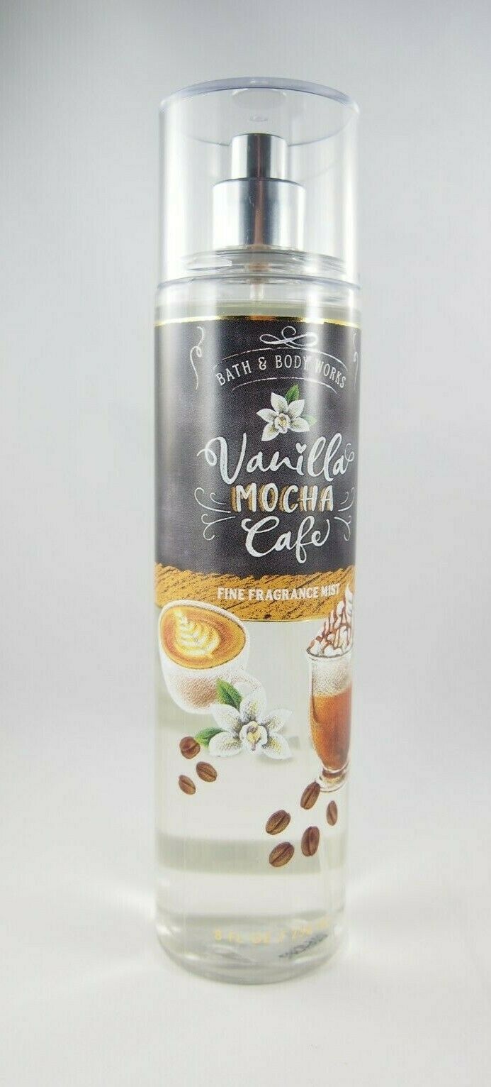 (1) Bath & Body Works Vanilla Mocha Café Fragrance Body Mist Spray 8oz New