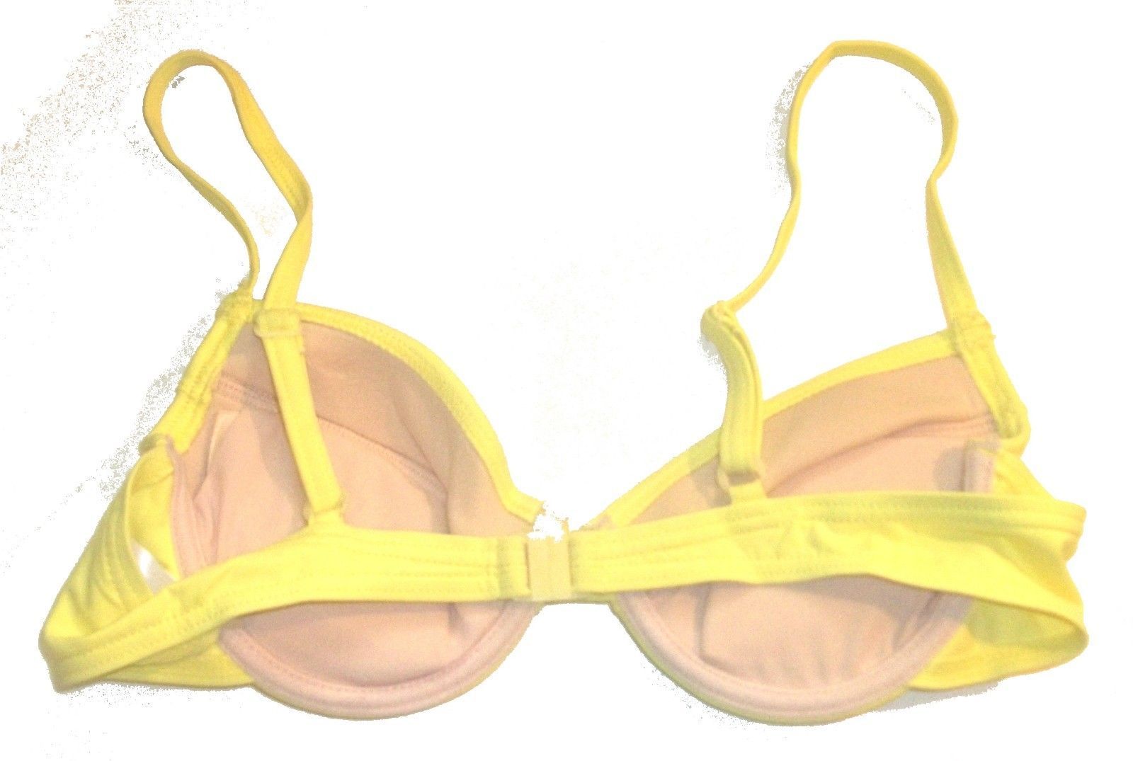 Lascana Yellow Push Up Underwire Bra W/Remove Padding Size AA, A, B & C ...