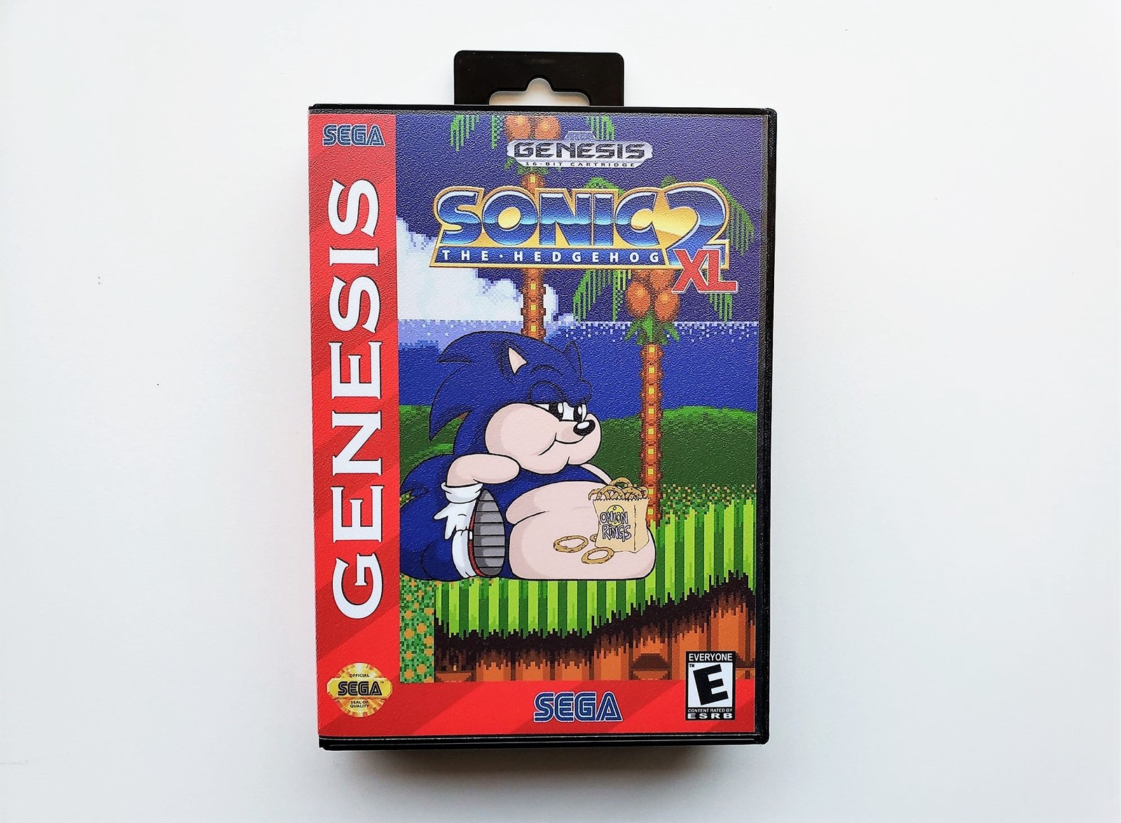 Sonic 2 XL - Custom Case / Game Sega Genesis - Sonic the Hedgehog 2 Mod
