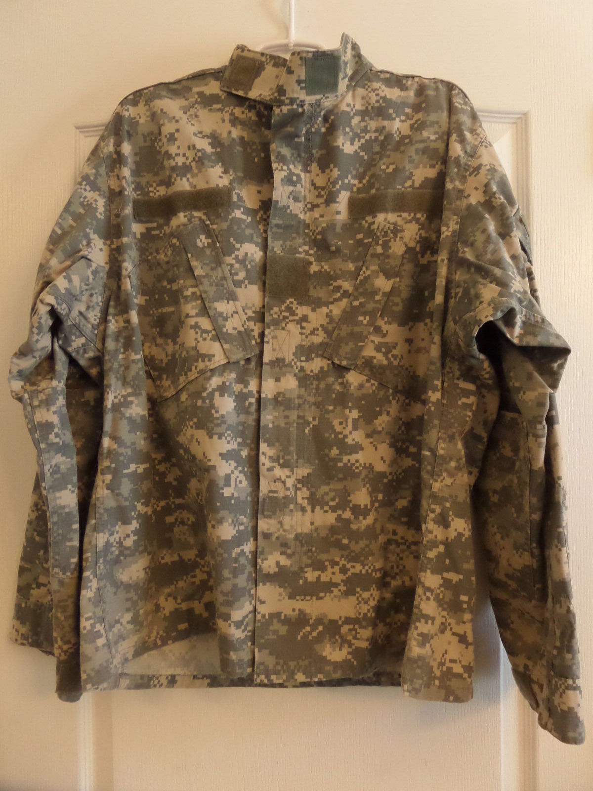 ACU Large Regular Digital Camo Long Sleeve Shirt ARMY NSN: 8415-01-519 ...