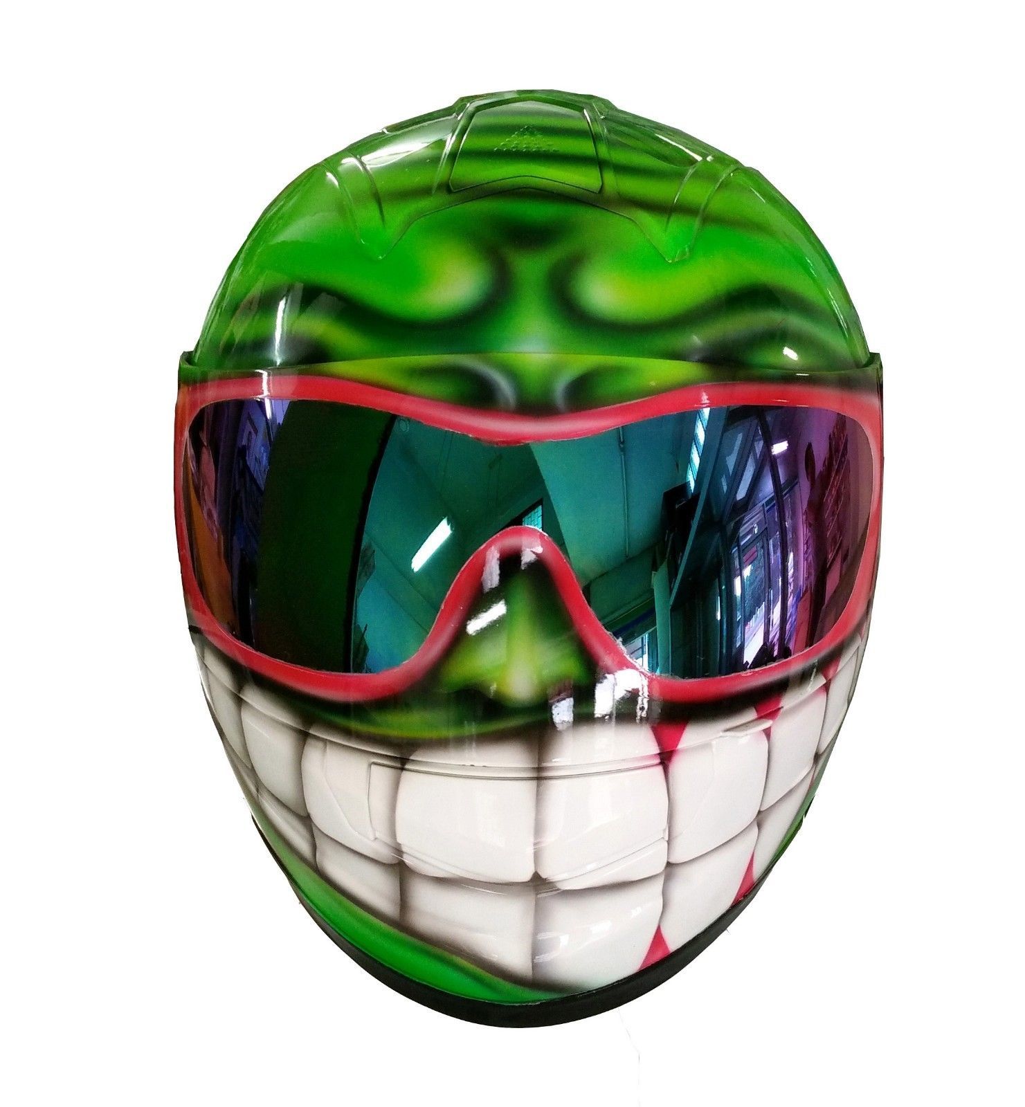 Custom Painted Smiling Face Helmet By Helmet and 50 similar items