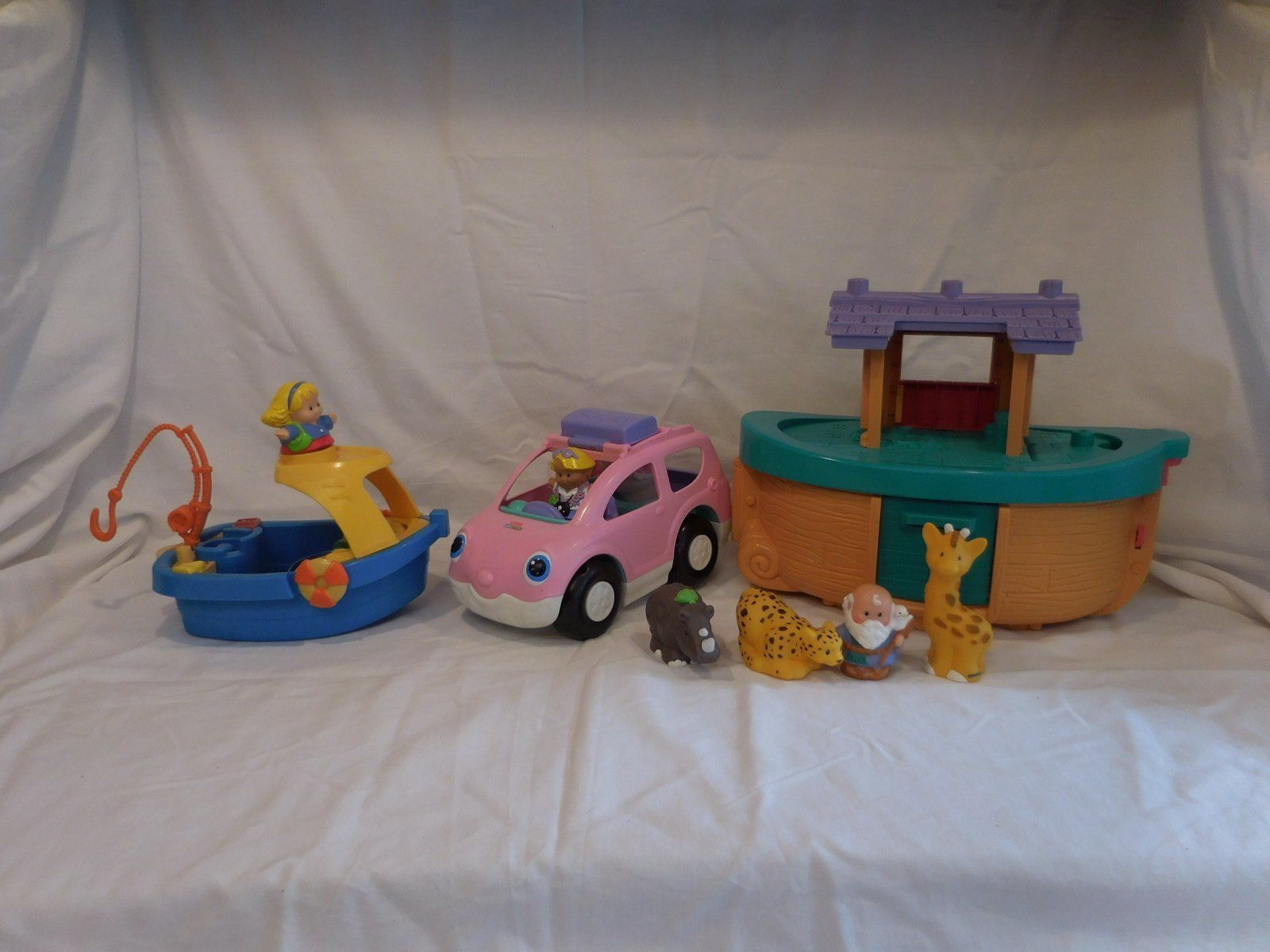 fisher price boat with animals