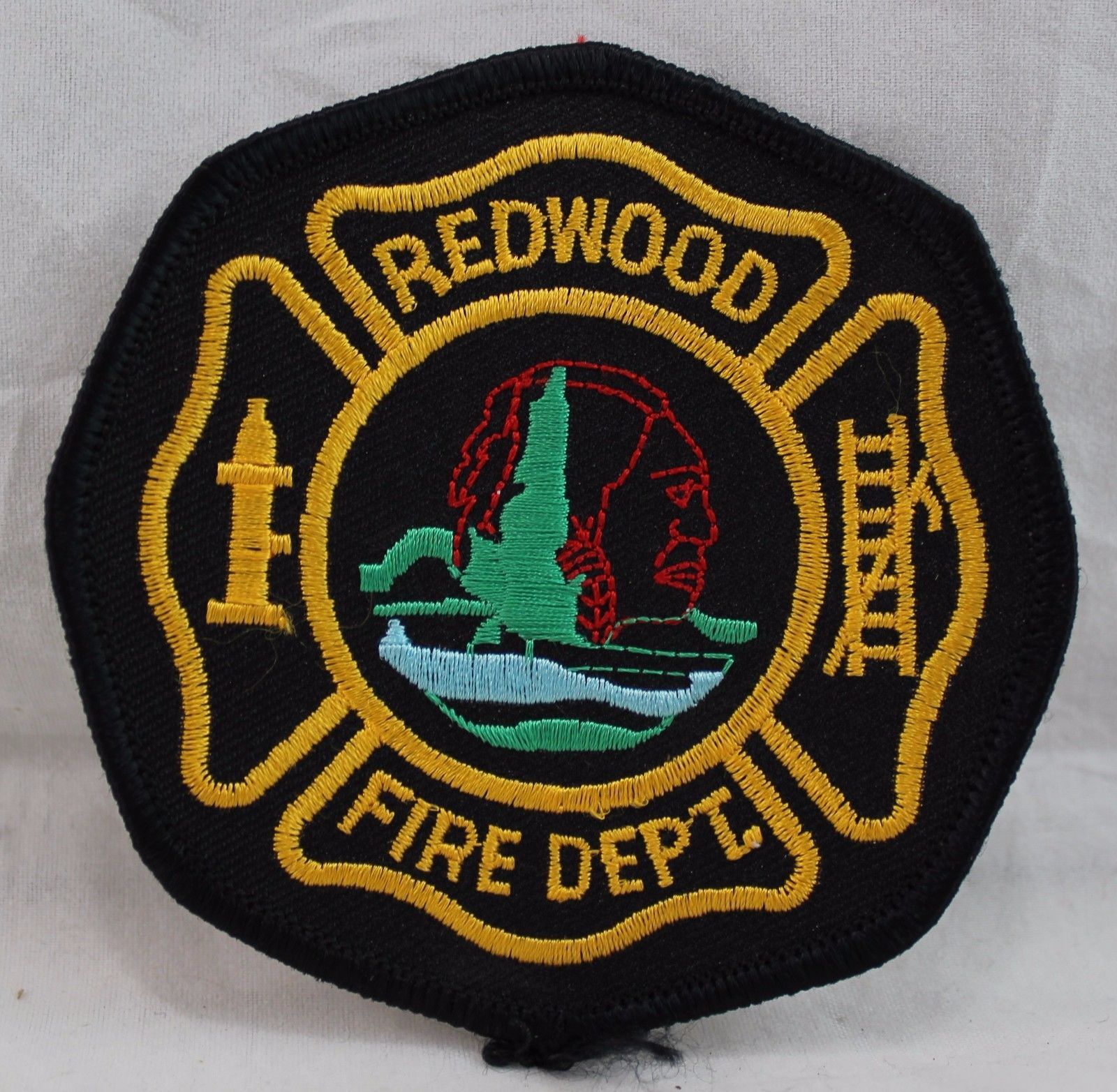 Redwood Fire Department Patch 31/2" U.S.