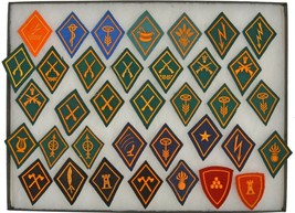 Vintage Swiss Army Patch Lot Switzerland Felt Embroidered 36 Pieces - $108.90