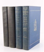 Selected Plays of Shakespeare &amp; Sonnets 4 Vol Set American Book Co HC 19... - $47.52
